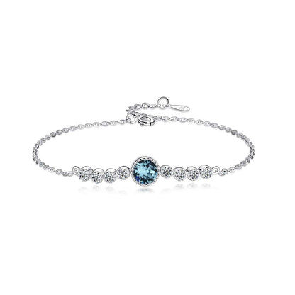 [Vivid Aurora]Luxurious Heart Of The Ocean Bracelet