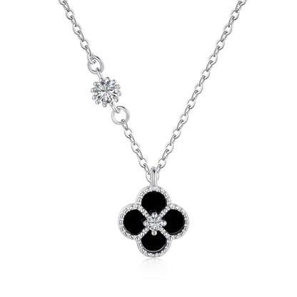 [Vivid Aurora]Delicate Flower Shape Necklace